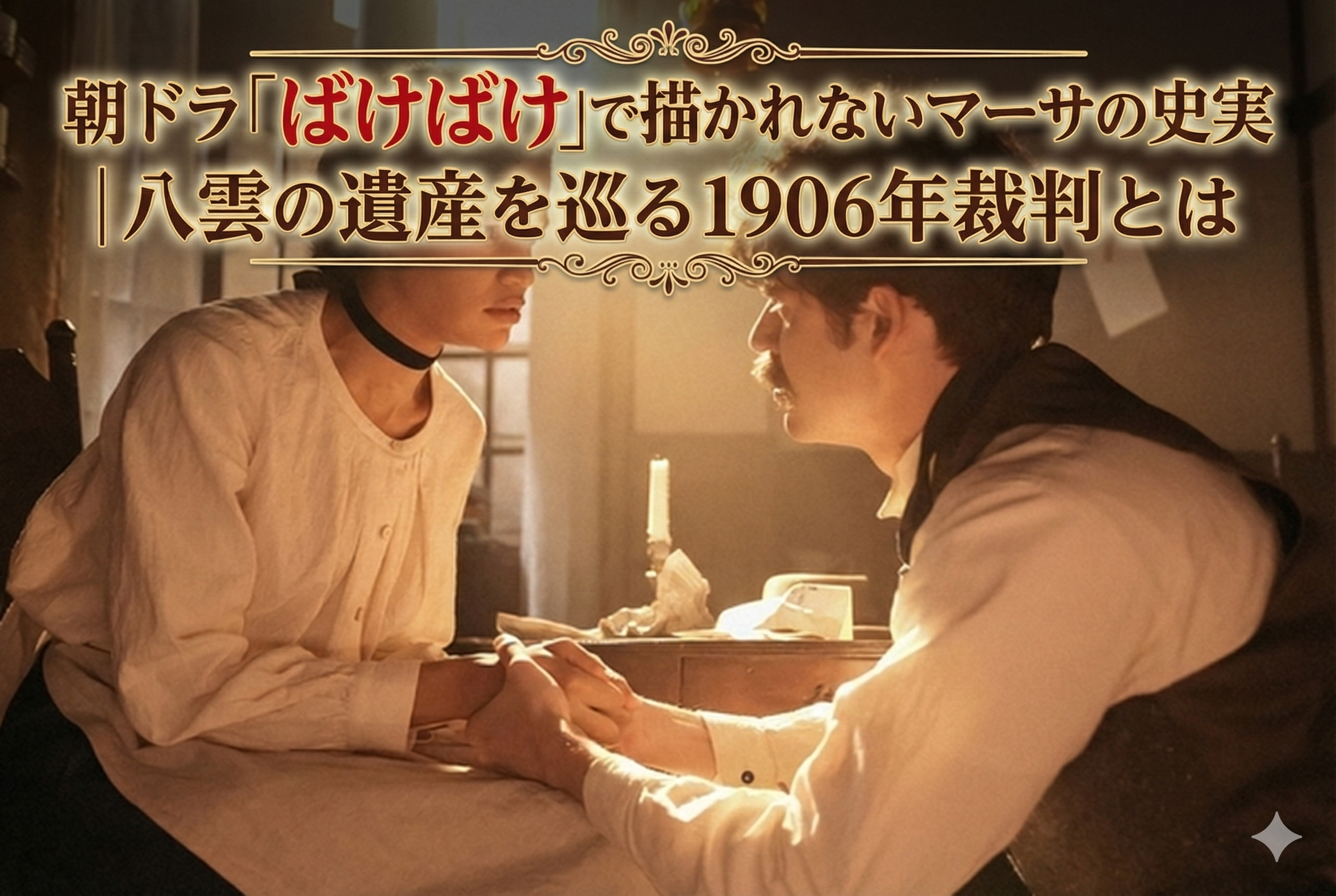 朝ドラで描かれないマーサの史実|八雲の遺産を巡る1906年裁判とは