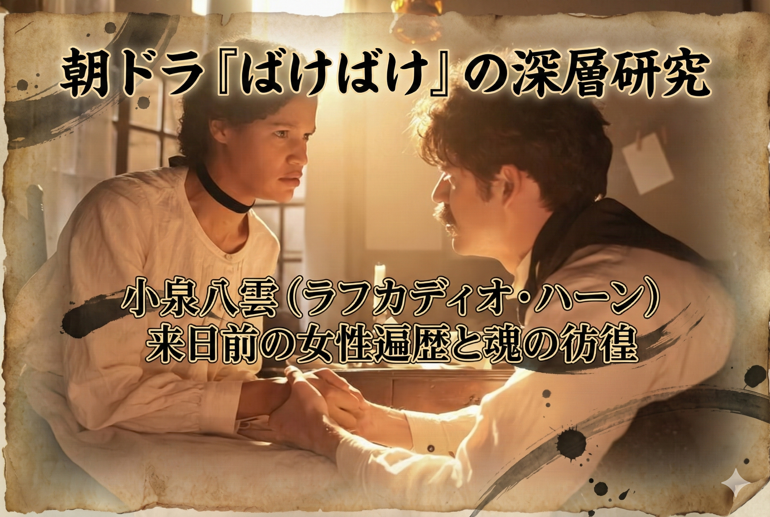 小泉八雲の来日前女性遍歴を年表で解説|朝ドラ「ばけばけ」をより深く楽しむ