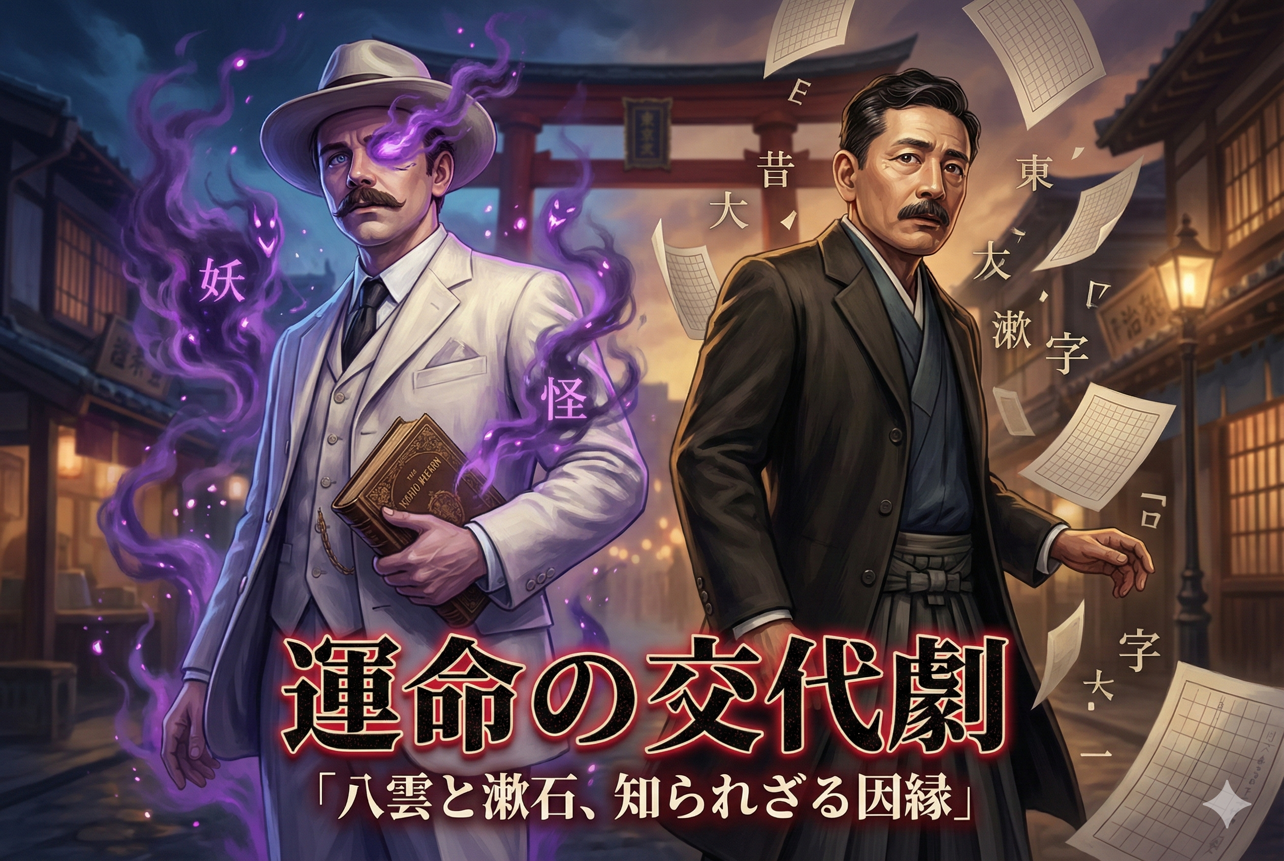 朝ドラ「ばけばけ」で注目！小泉八雲と夏目漱石の関係を徹底解説